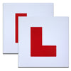 2x Magnetic L Or P Plates Learner Driver Durable Flexible Pass Learner Vehicle