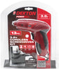 Dekton 13pc Rechargeable Cordless Screwdriver Set with Screw Bits and 3 Pin Plug
