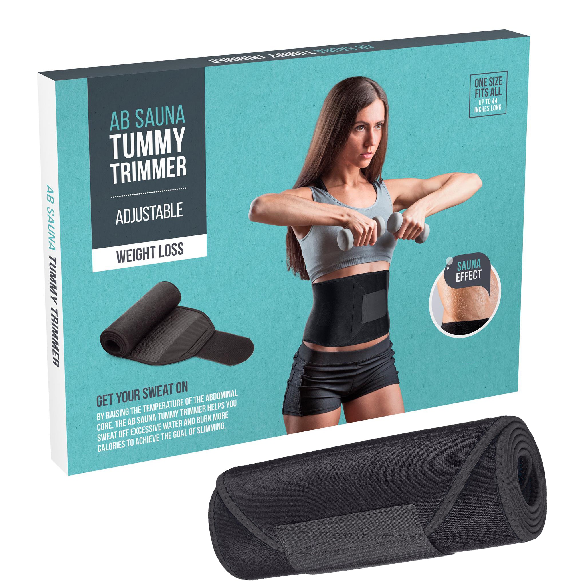 Unisex Waist Slimming Sauna Sweat Belt for Abs & Lower Back Support We –  Thinkprice Online Store