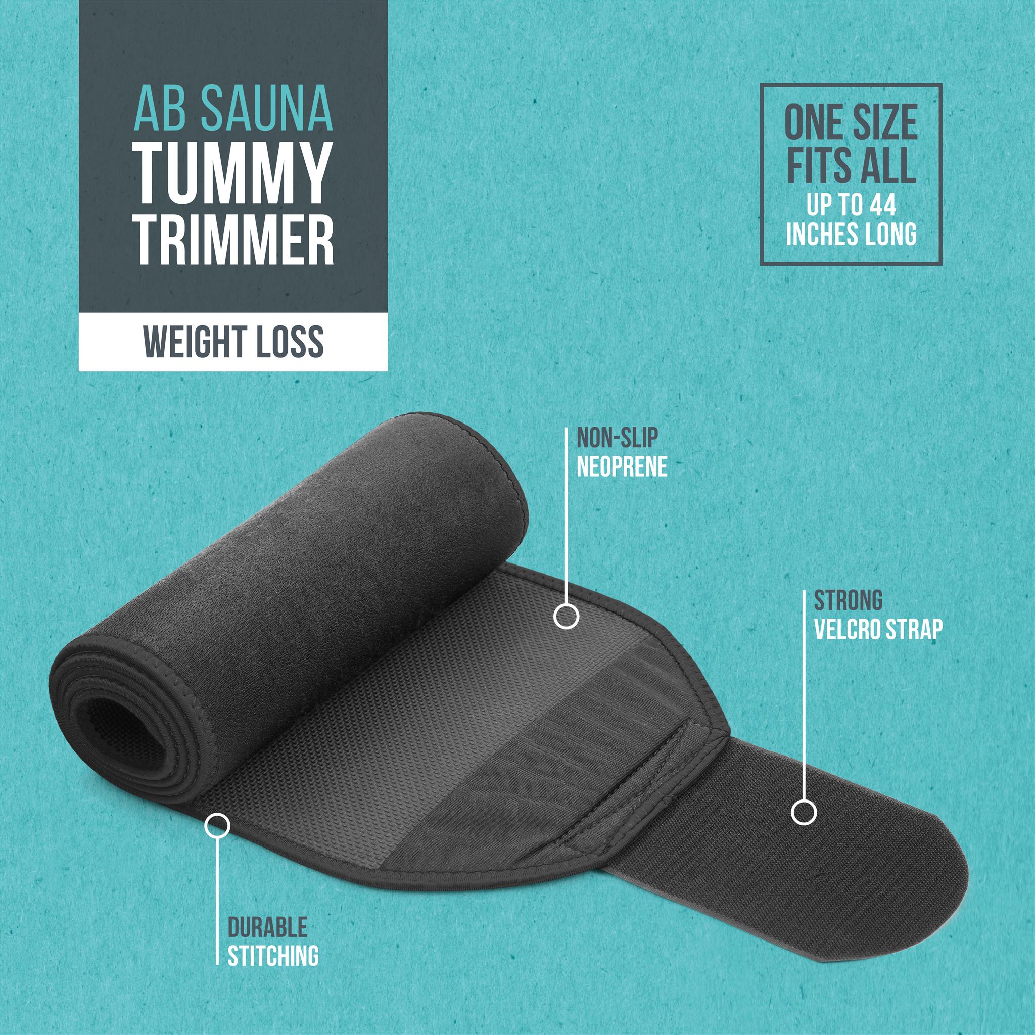 Unisex Waist Slimming Sauna Sweat Belt for Abs & Lower Back Support Weight Loss