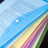 A4 Plastic wallets Stud Document Wallet Files Folders Filing School Office 5 PK