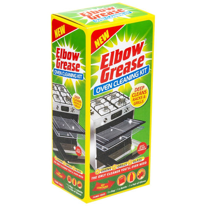 Elbow Grease Oven Cleaner Kit Include Rack Bag for Cleaning Oven Racks 500 ml