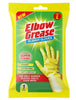 Elbow Grease Rubber Gloves Super Strong Cotton Lined Durable Size Large Washing