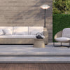 360 Degree 1500W Halogen Pedestal Free Standing Floor Heater Outdoor Garden