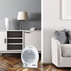 2000W Portable Electric Fan Heater Dual Temperature Adjustable Thermostat Home