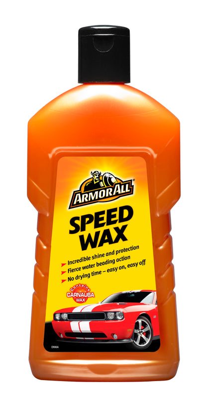 Armorall Car Wax Armor All Speed Wax Carnauba Easy On & Off Van Boat Bike 500ml