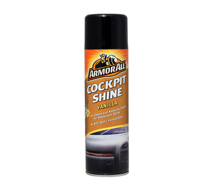 Armorall Armor All Cockpit Dashboard Shine Vanilla Fragrance Plastic Vinyl 500ml