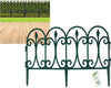 Flexible Garden Lawn Edging Plastic Wall Panel Decorative Plant Fence Green UK