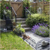 Flexible Garden Lawn Edging Plastic Wall Panel Decorative Plant Fence Green UK