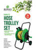 25m Hose Reel Cart Trolley Spray Gun Garden Outdoor Hosepipe Water Pipe Portable