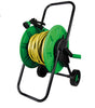 25m Hose Reel Cart Trolley Spray Gun Garden Outdoor Hosepipe Water Pipe Portable