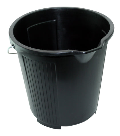 Kent 2 Gallons/10 Litre Black Plastic Bucket Home Garden Garage Car Cleaning