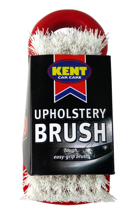 Kent Car Care Upholstery Brush Strong Stiff Bristles Carpet Soft Tops Car Home