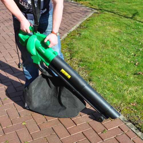 Green Landscape Garden Blower VAC Vacuum Leaves Leaf Tidy Clean Removal Pro DIY