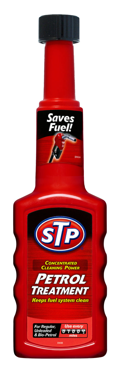 STP Petrol Fuel Treatment Cleaner Keep System Additive Clean 200ml Car Bike Van