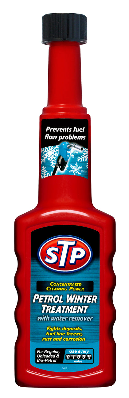 STP Concentrated Petrol Winter Treatment with Water Remover Fuel Clean 200 ml