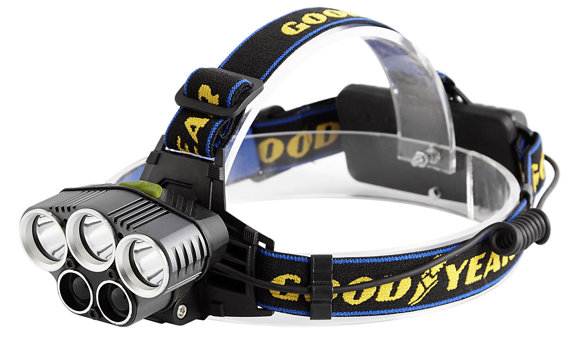 Goodyear Head Light Torch Lamp Headlamp Cree LED Rechargeable Flashlight 20000LM