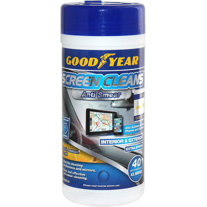 Goodyear Anti Smear Screen Cleaner - Windscreen Mirrors Mobile Phones Sat Nav