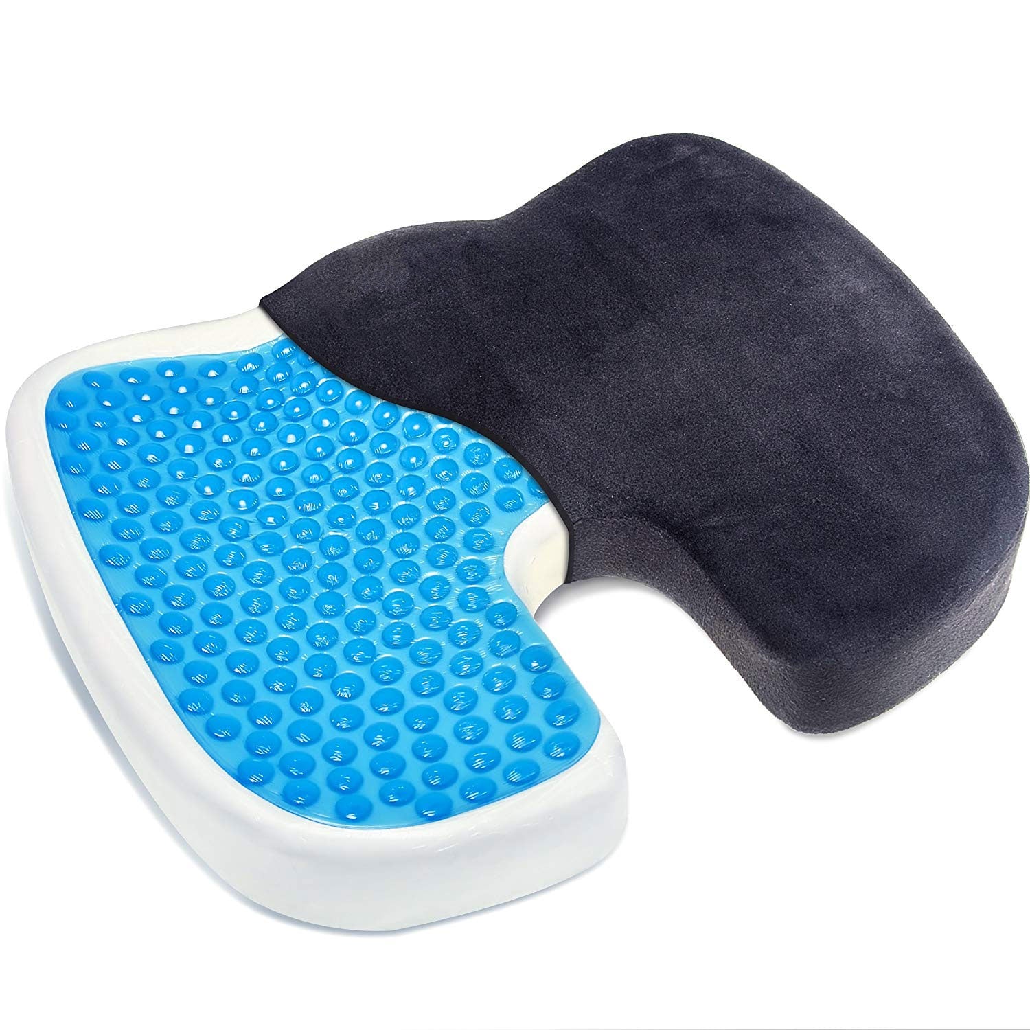 Soft Hip Support Pillow, Memory Foam Seat Cushion Ergonomic, Reduce  Sciatica Hemorrhoid Tailbone Back Pain Chair Cushions 