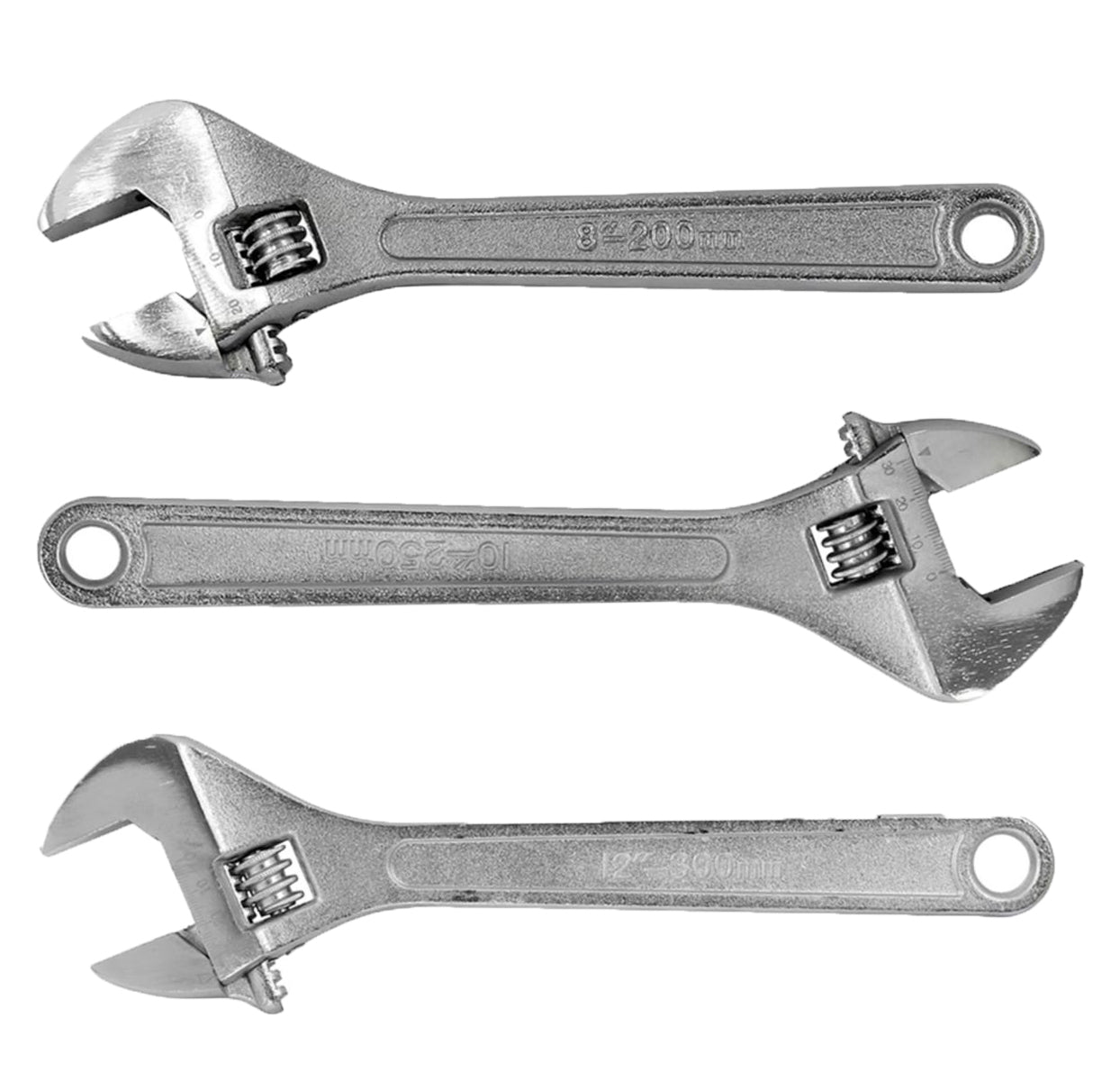 3Pc Adjustable Spanner 8