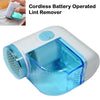 Cordless Battery Operated Lint Remover Bobble Fabric clothes Dust Free Debobbler