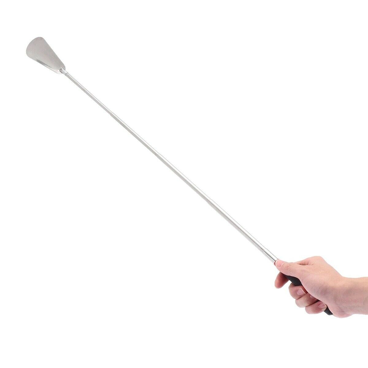 Extendable Telescopic Shoehorn Long Handle Metal Strong Remover Flexible Foot UK