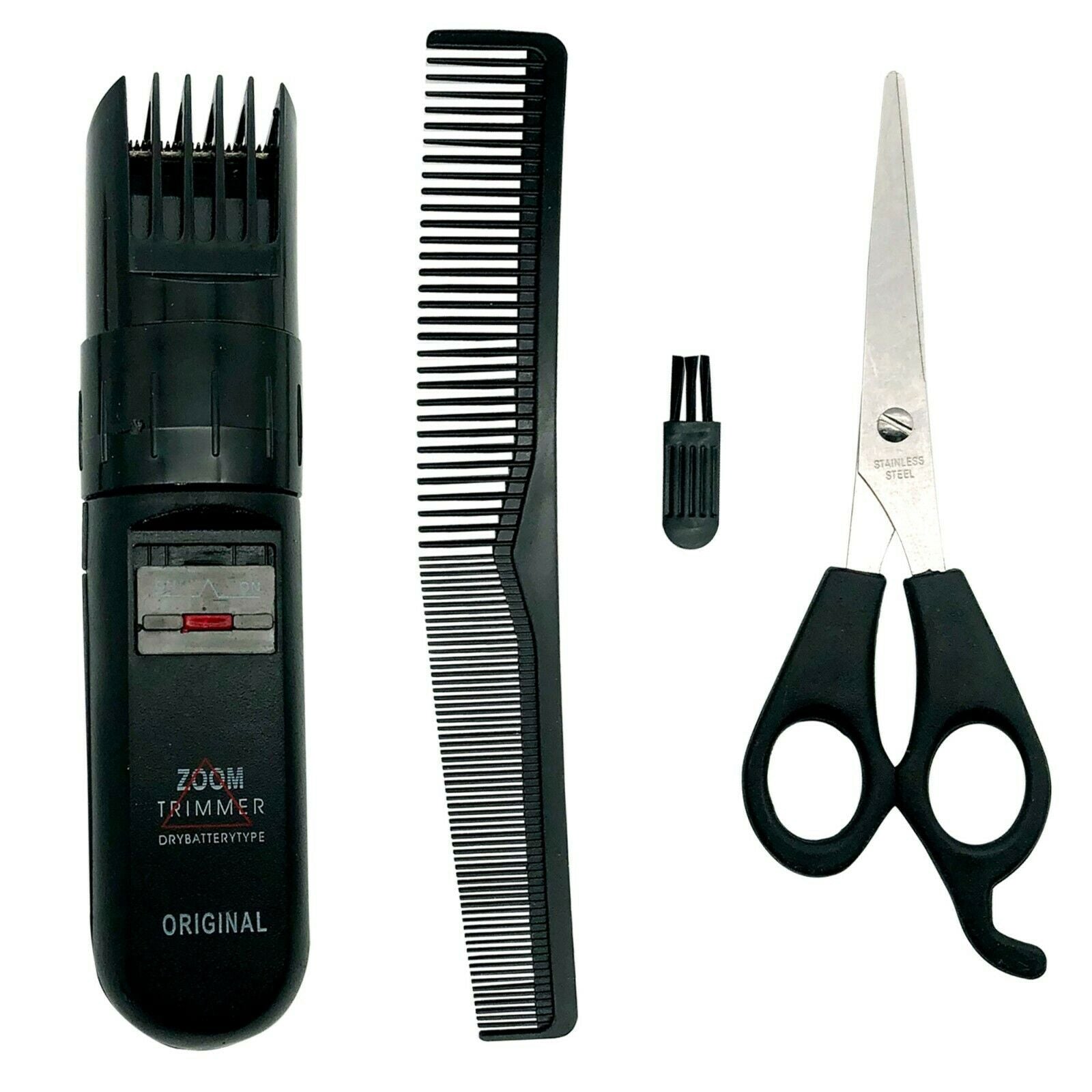 Hair and Beard Grooming Cutting Kit Trimmer Scissors Clipper Trim Cut Cordless