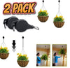 2 X Retractable Plant Hanging Basket Pulley Hang Flowers Plants Decoration