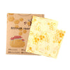 3 Pack Natural Reusable Beeswax Food Wrap Paper Bees Wax - Small Medium Large UK