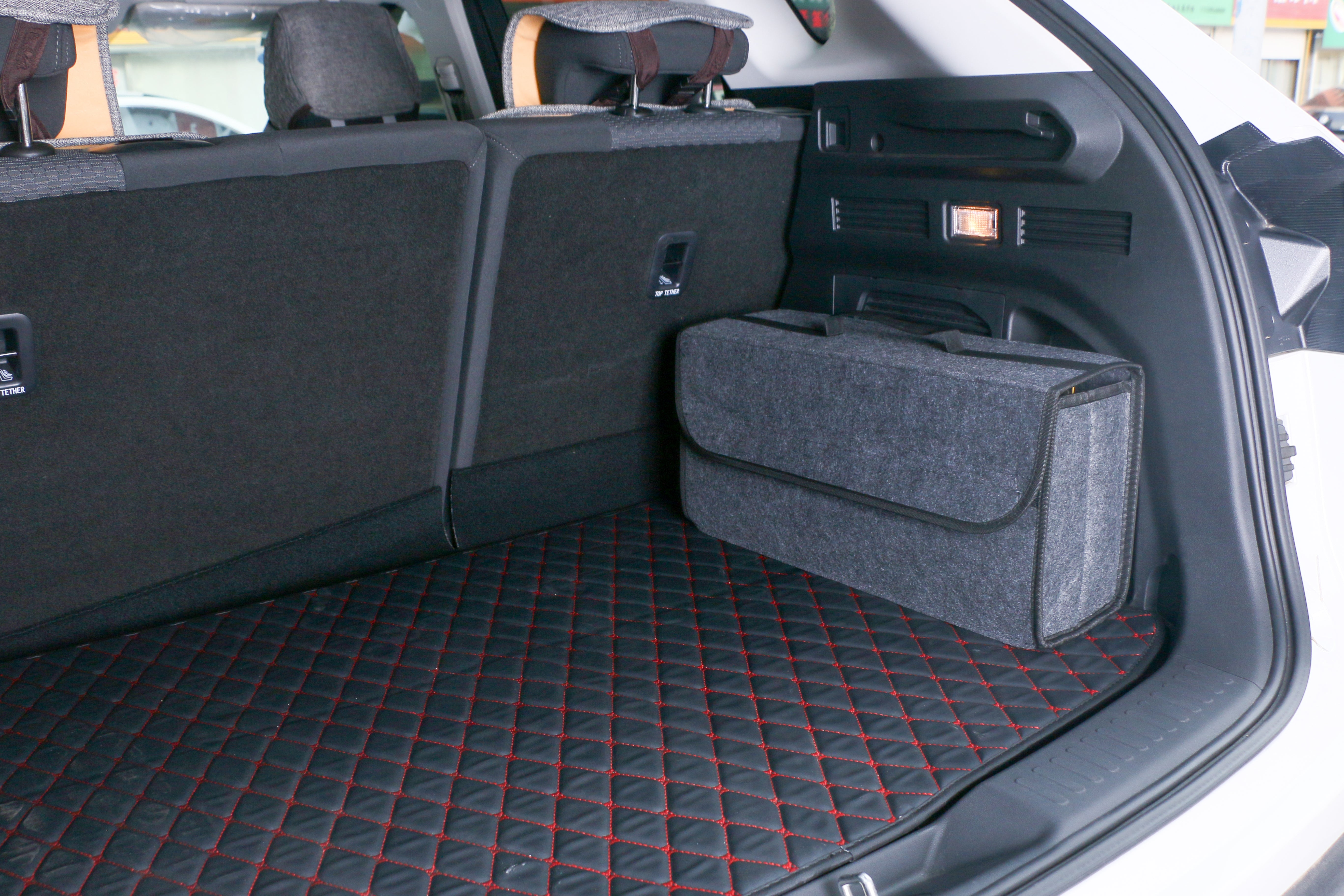Car Boot Organiser Large Carpet Storage Bag Tools Travel Tidy Hook Loop Case UK