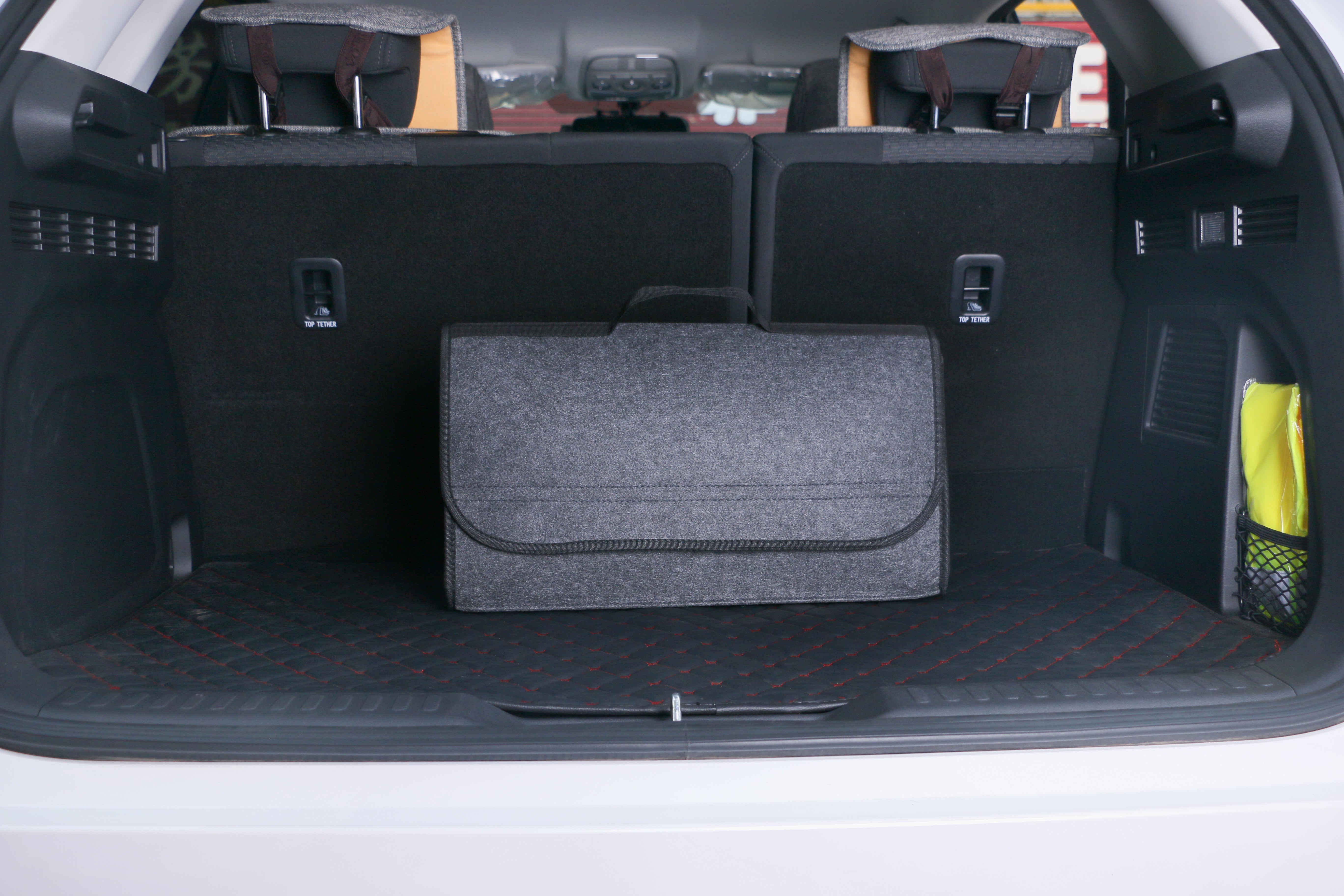 Car Boot Organiser Large Carpet Storage Bag Tools Travel Tidy Hook Loop Case UK