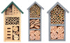 Wooden Insect House Wall Mounted Bug Hotel Natural Habitat Garden Shelter Bees