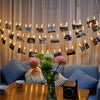 10/36/40 Photo Window Hanging Peg Clips LED String Lights Home Party Fairy Decor