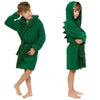 Dinosaur Hooded Towelling Bath Towel Robe Shower Beach Swimming Cotton Boys Kids