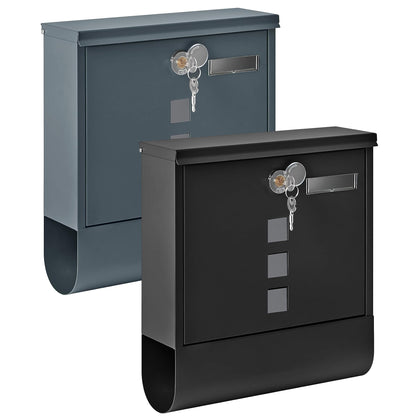 Post Box | Wall Mounted Letterbox | Mailbox | Letter Box | Nameplate | Lock