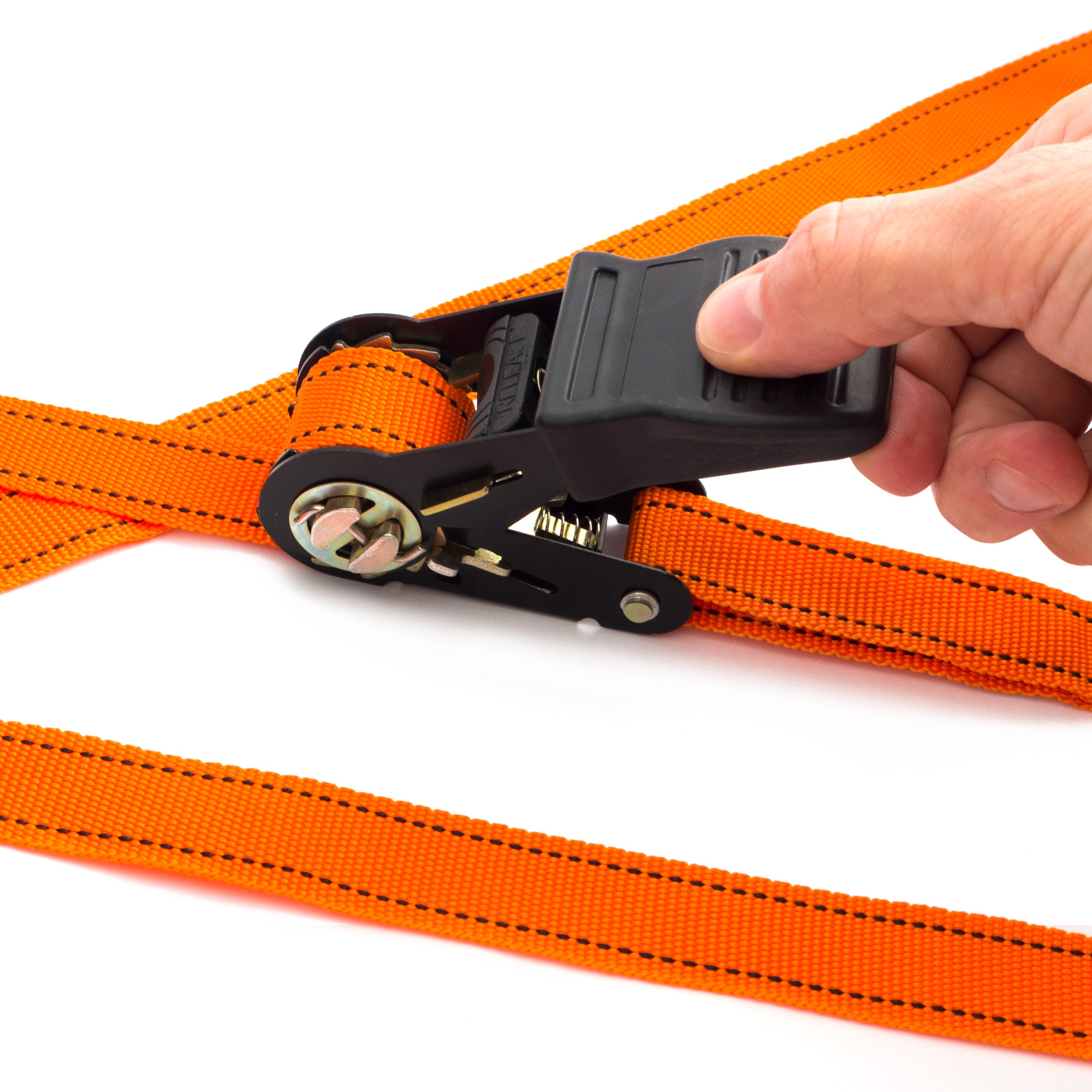 MT 4pc Ratchet Tie Down Cargo Straps 1 25mm Wide 4.5M Lashing Truck Trailer Car