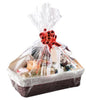 Make Your Own Hamper Wicker Basket Wine Food Cellophane Bow Gift Set Kit Present