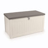 150L Outdoor Garden Storage Box Chest Cushion Equipment Lid Shed polypropylene