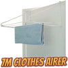 7M Over the Door Clothes Airer Dryer for Towels Washing Laundry Utility