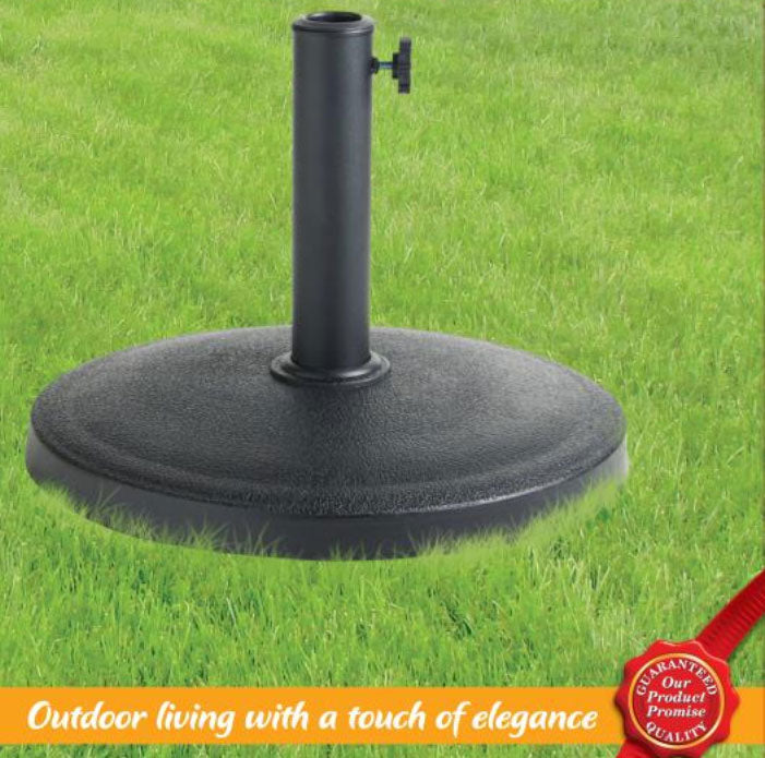 12Kg Heavy Duty Parasol Base Umbrella Concrete Patio Garden Sun Cast Iron Effect