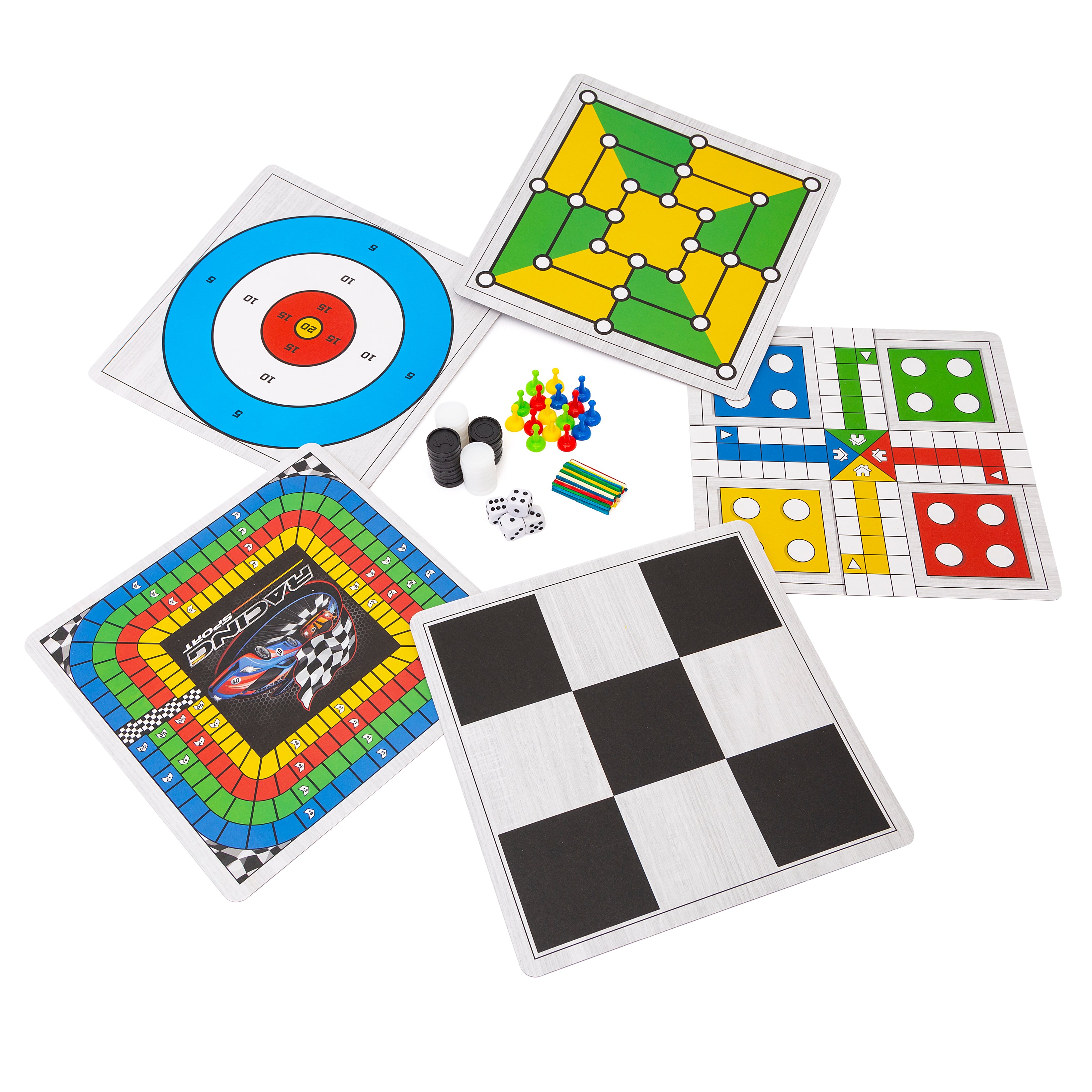 100 Classic Games Compendium Classic Family Board Games Chess Draughts Ludo
