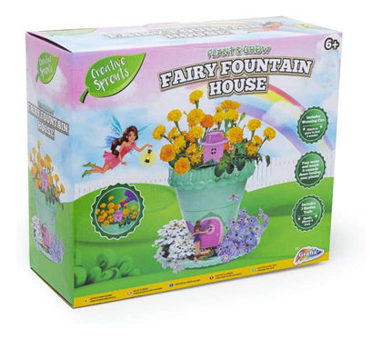 Grow Your Own Fountain House Cascading Water Flowers Garden Plants Activity Kit