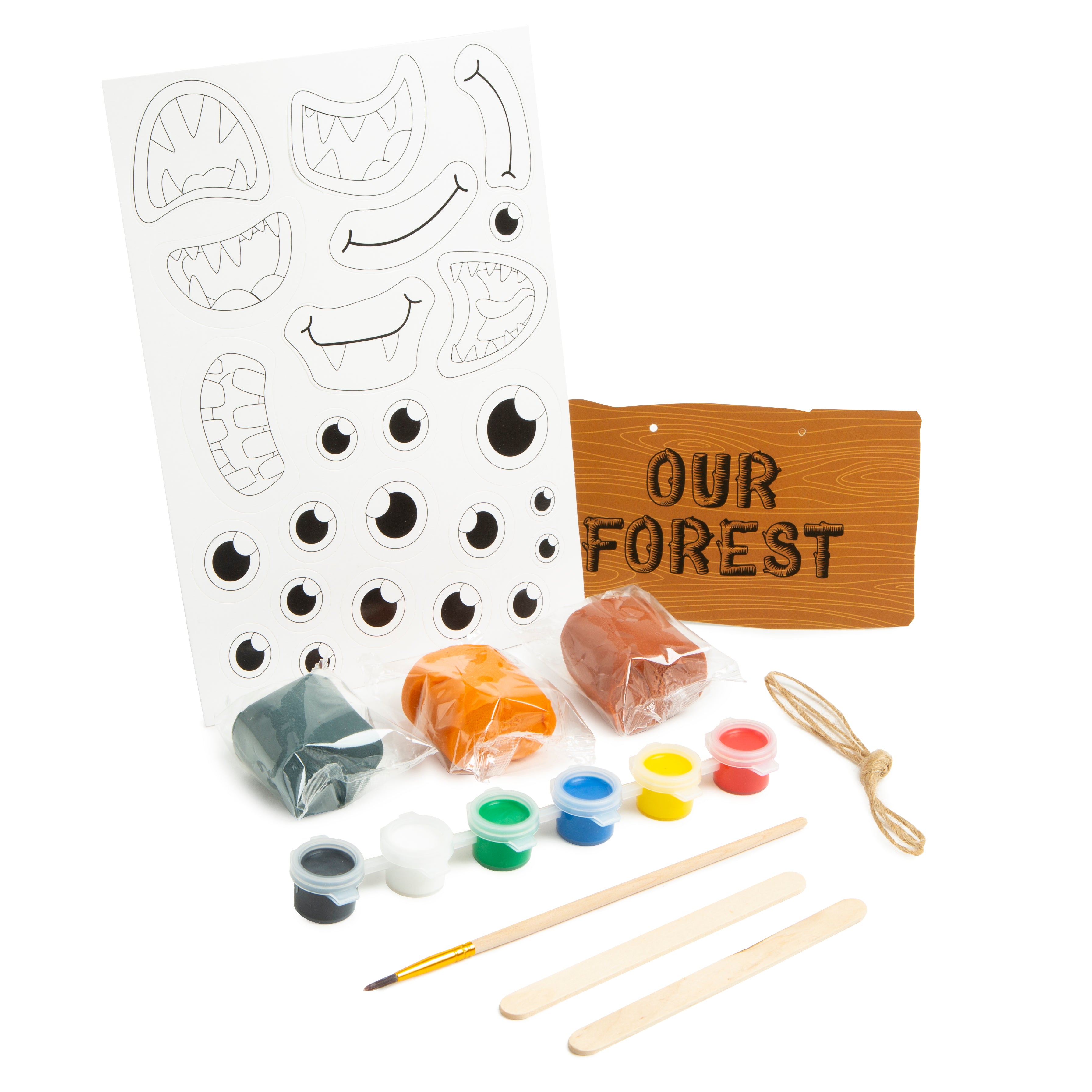 Create and Paint Your Own Forest Faces & Mud Creations Art DIY Craft Painting