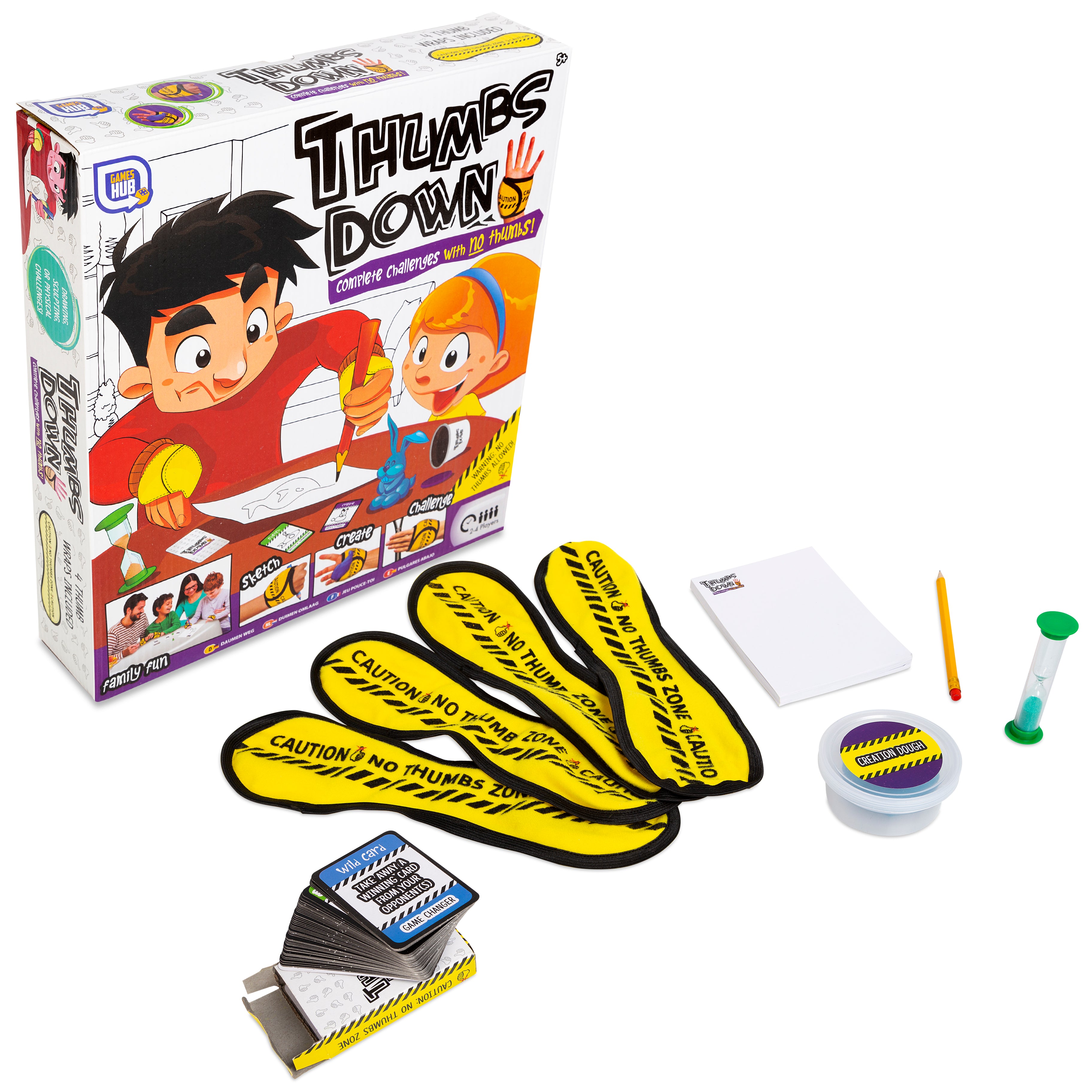 Thumbs Down Complete Challenge With No Thumbs Family Fun Kids Board Game