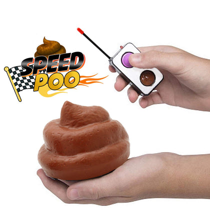 Hilarious Speedy Remote Control Speed Poo Family Fun Drive and Spin Fun Toy