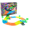 Flexible Glow In The Dark Race Track Toy Car 160 Piece Play Set LED