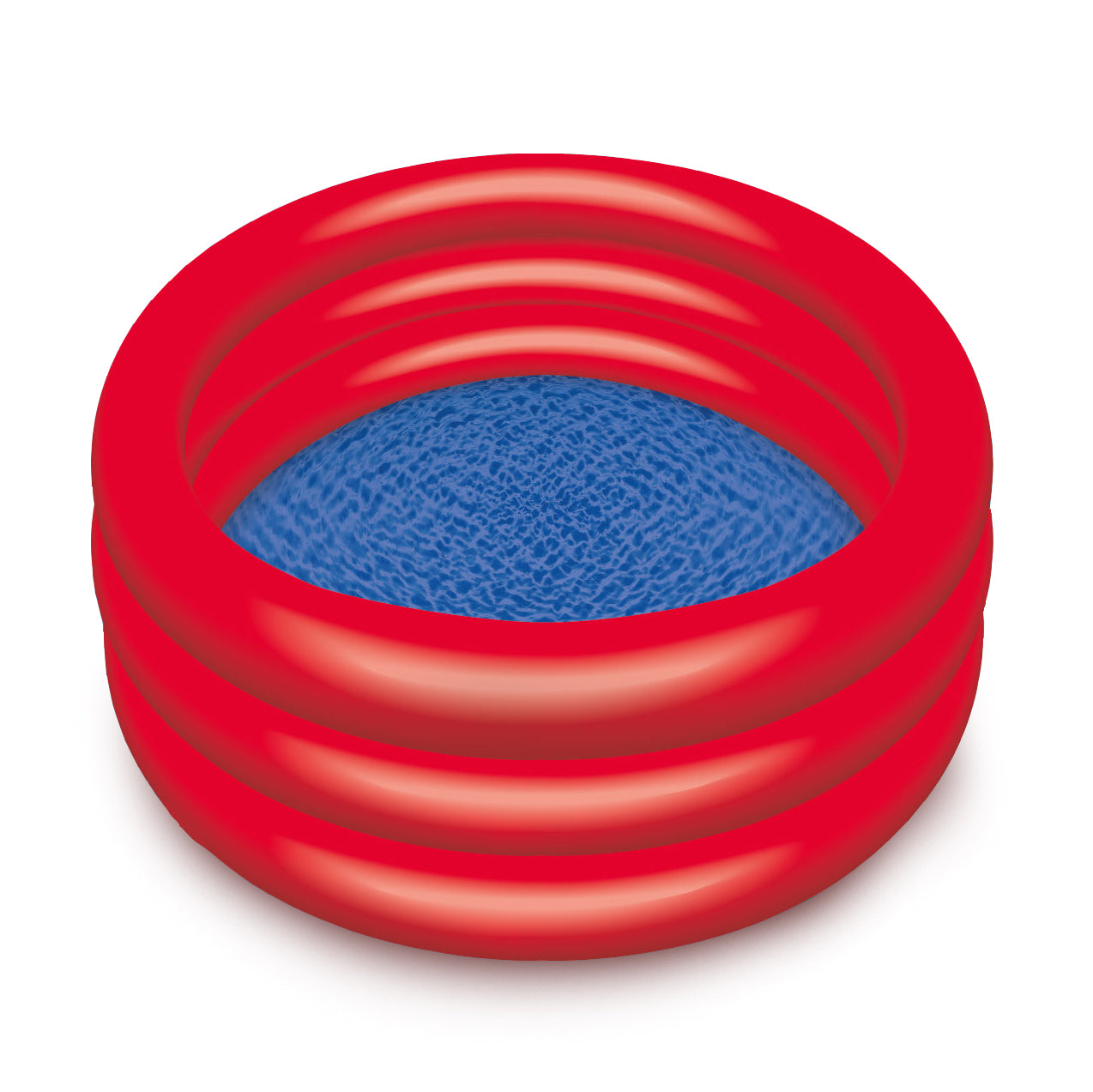 Inflatable 3 Ring Paddling Swimming Pool 150cm Water Toy Toddlers Kids 3+