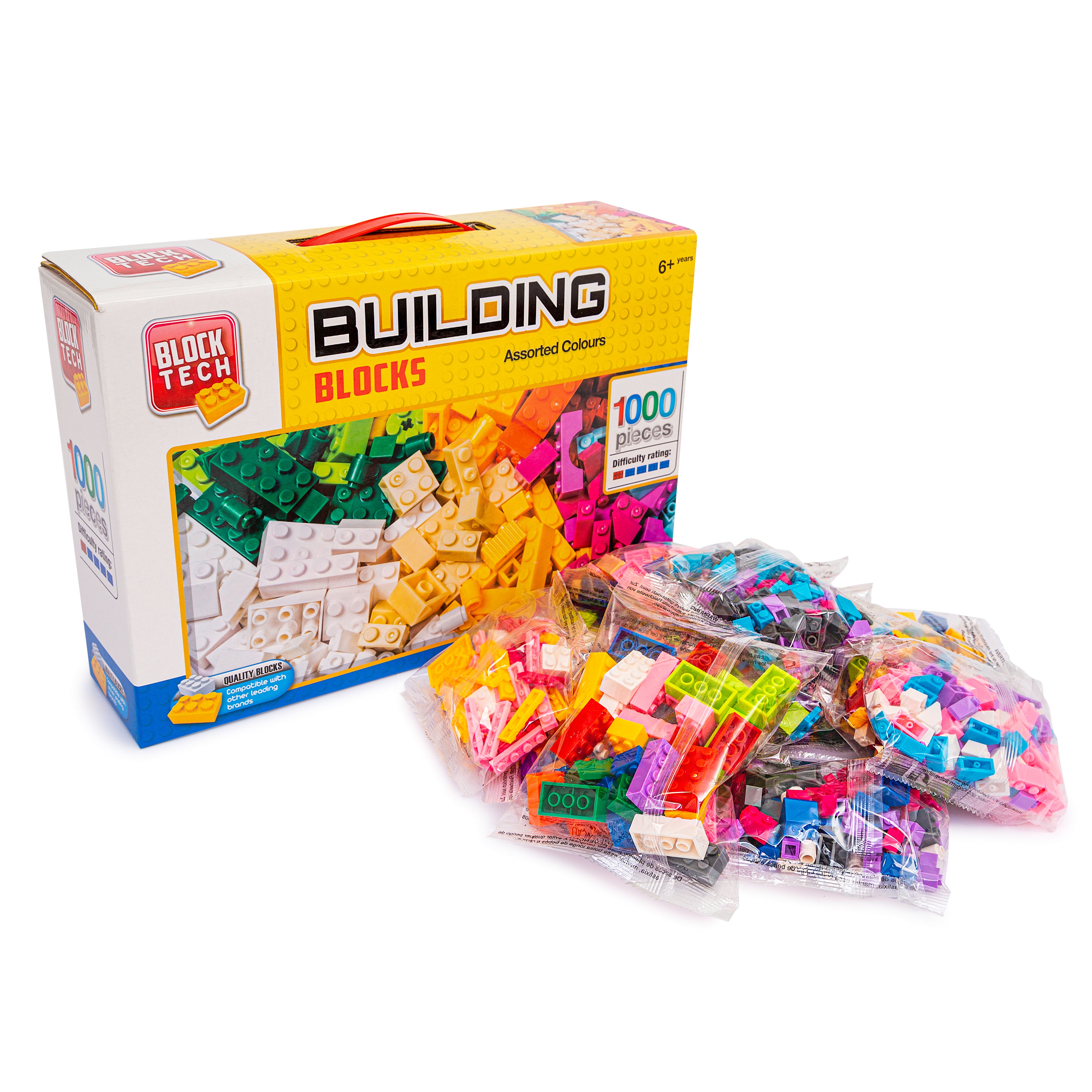 1000 Pieces Block Tech Assorted Building Blocks Bricks
