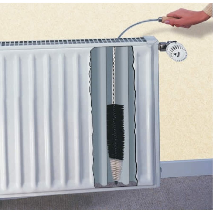 Radiator Cleaning Brush Long Reach Heater Dust Cleaner Flexible