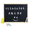 A4 Chalkboard Children Fun Kids Black Chalk Board Dry Wipe Blackboard Sponge Set